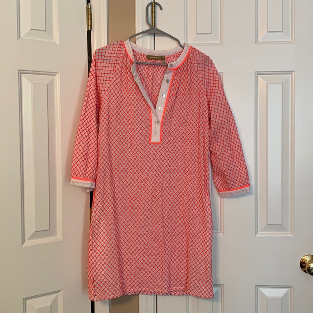 Neon Pink Shift Dress